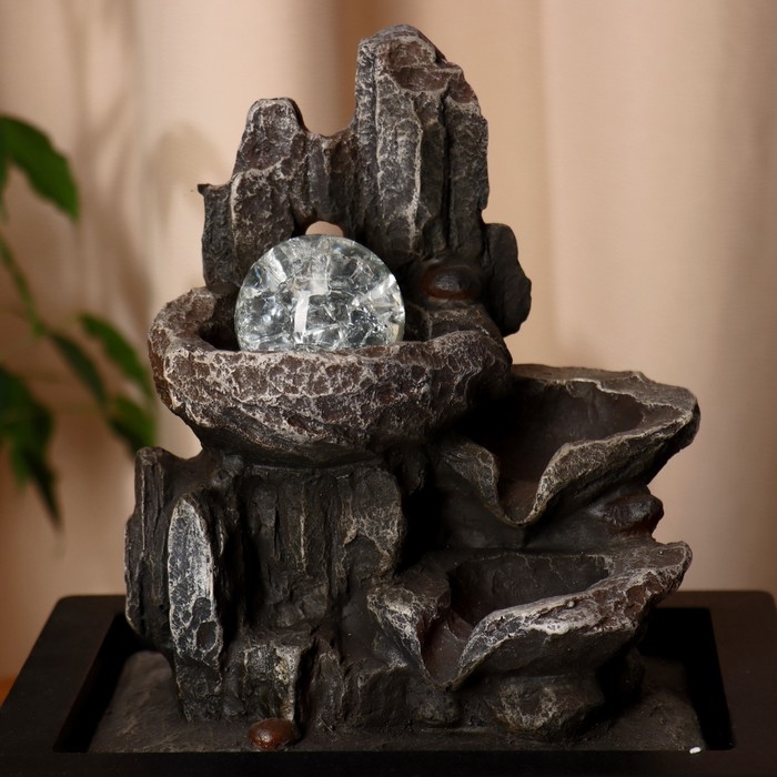 Фонтан Фонтан "Томирис" горный ручей" 18х25 см (с подсветкой)