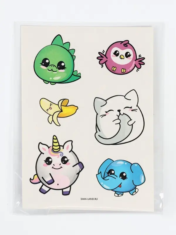 Наклейки &laquo;Милашки&raquo;, 8&times;11 см