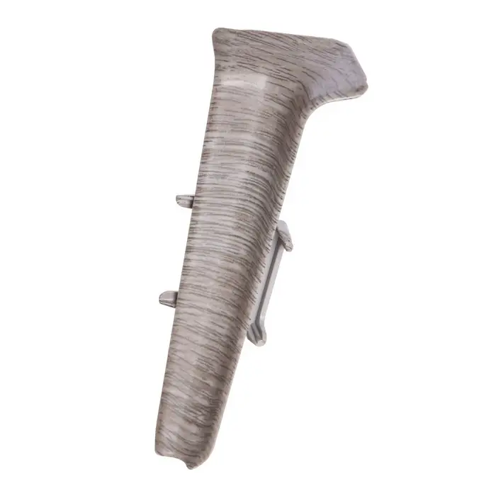 Угол внутренний для плинтуса «Деконика», 85 мм, цвет 210 дуб пепельный