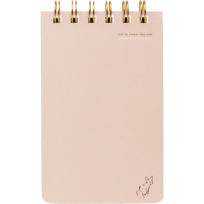 Блокнот BV CUTE A6- 100л линейка гребень TOTAL BEIGE 3-100-005/17