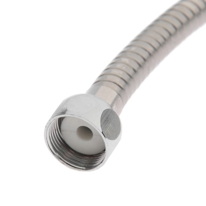 Душевой шланг  Душевой шланг "Центр Сантехники", 150 см, конусная гайка, рус/имп, нержавеющая сталь