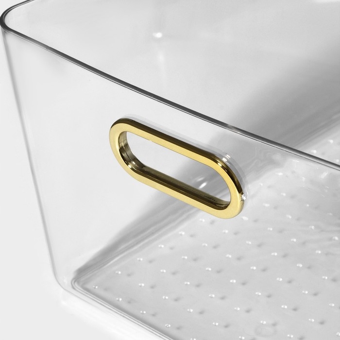 Контейнер для хранения «Нежность», 32×22×14,3 см, цвет прозрачный Контейнер для хранения «Нежность», 32×22×14,3 см, цвет прозрачный