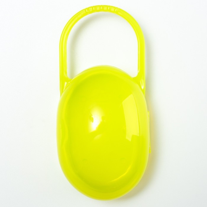 Контейнер для хранения и стерилизации детских сосок и пустышек, цвет желтый Контейнер для хранения и стерилизации детских сосок и пустышек, цвет желтый