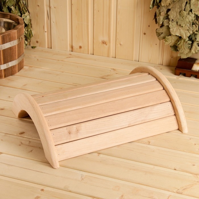 Подголовник для бани и сауны, ольха, 40 см х 35 см х 12 см Подголовник для бани и сауны, ольха, 40 см х 35 см х 12 см
