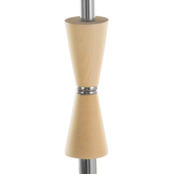 Торшер "Клаудия" 1х15Вт Е27 со столиком хром 29х29х150см