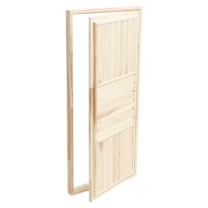 Дверь для бани и сауны Дверь для бани и сауны "Эконом", ЛИПА 180×80см