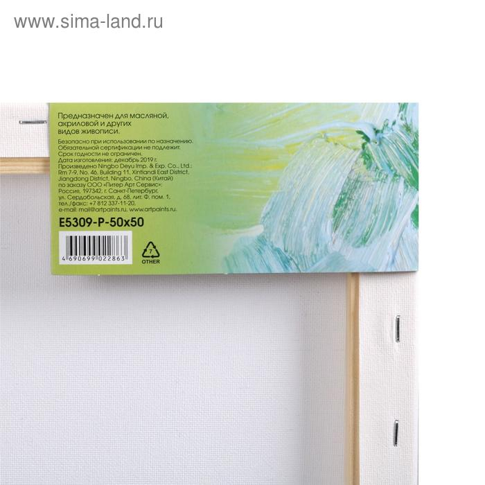 Холст на подрамнике, хлопок 100%, 50 х 50 х 1.8 см, акриловый грунт, мелкозернистый, 280 г/м² Холст на подрамнике, хлопок 100%, 50 х 50 х 1.8 см, акриловый грунт, мелкозернистый, 280 г/м²