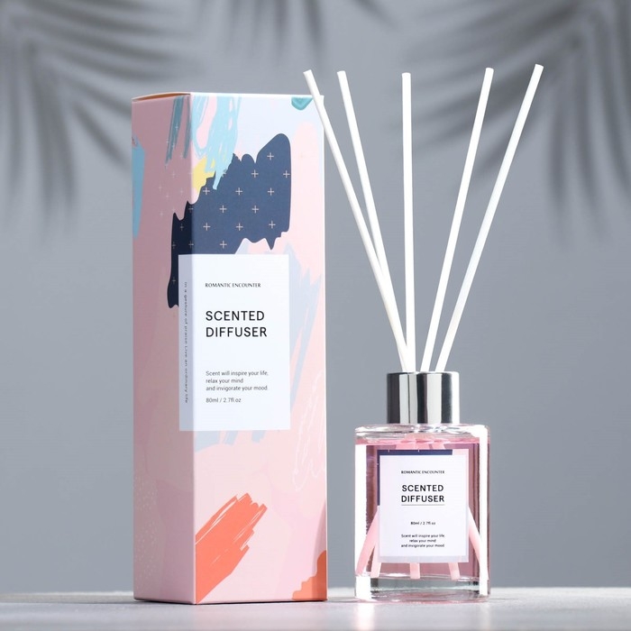 Диффузор ароматический Диффузор ароматический "Romantic encounter", амбра, мускус, кедр, 80 мл