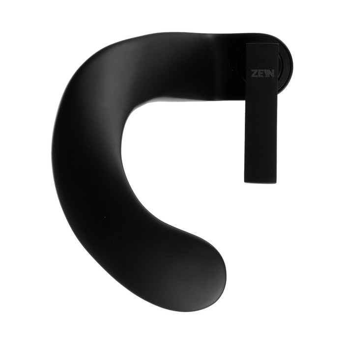 Смеситель для раковины ZEIN Z3812, дизайнерский, однорычажный, картридж 35 мм, черный Смеситель для раковины ZEIN Z3812, дизайнерский, однорычажный, картридж 35 мм, черный