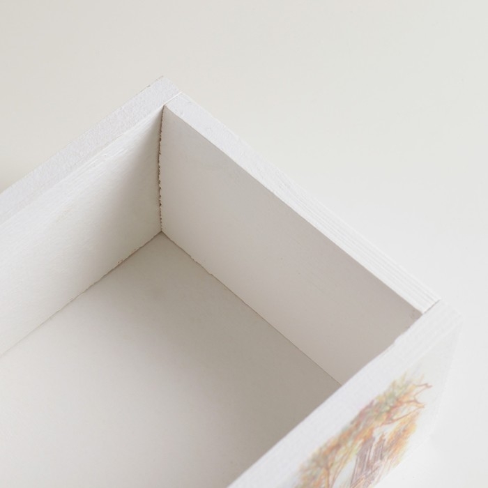 Кашпо флористическое деревянное  Кашпо флористическое деревянное " ПРОВАНС №1" 24,5х14,5х8 см