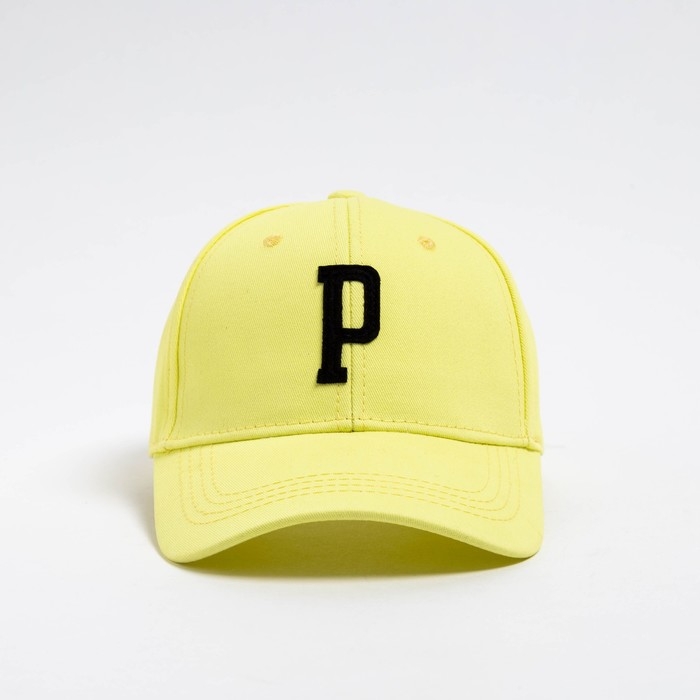 Бейсболка детская MINAKU, р-р 52-54 см, цв. желтый