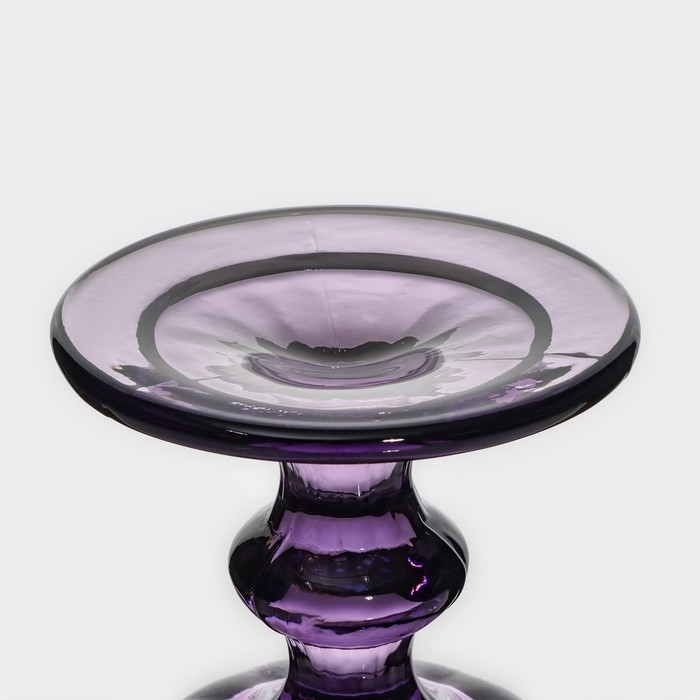 Бокал для вина стеклянный Magistro «Французская лаванда», 310 мл, 16,4×8,9 см, цвет сиреневый Бокал для вина стеклянный Magistro «Французская лаванда», 310 мл, 16,4×8,9 см, цвет сиреневый