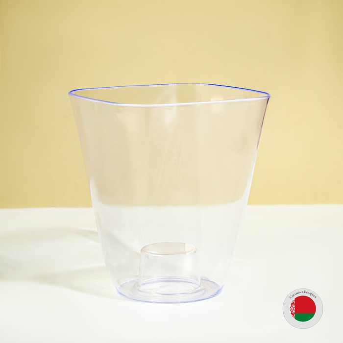 Горшок для орхидей, 2,5 л, 16,4 × 18,5 см, пластик, прозрачный Горшок для орхидей, 2,5 л, 16,4 × 18,5 см, пластик, прозрачный