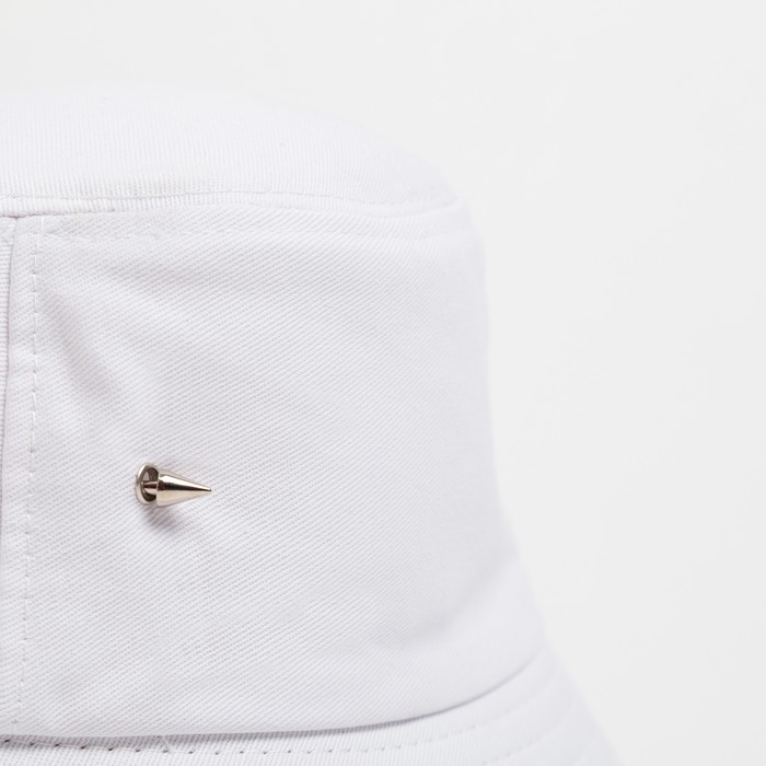 Панама MINAKU с кольцами, цвет белый, размер 56-58 Панама MINAKU с кольцами, цвет белый, размер 56-58