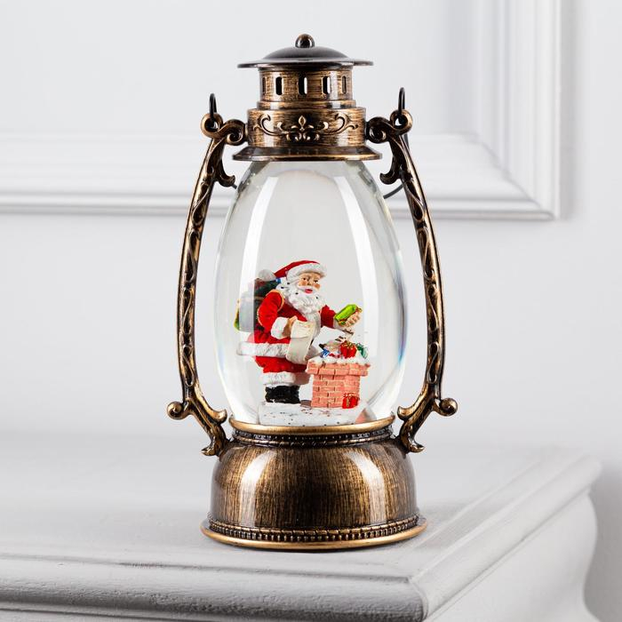 Светодиодная фигура «Дед Мороз с подарками» 14 × 23.5 × 11 см, пластик, батарейки ААх3 (не в комплекте), USB, свечение тёплое белое Светодиодная фигура «Дед Мороз с подарками» 14 × 23.5 × 11 см, пластик, батарейки ААх3 (не в комплекте), USB, свечение тёплое белое