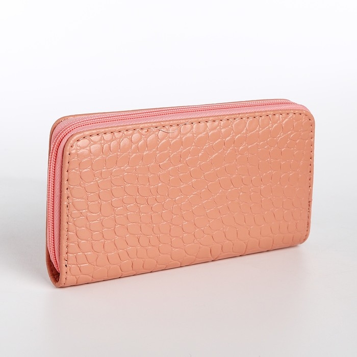 Кошелёк женский на молнии, цвет розовый Кошелёк женский на молнии, цвет розовый