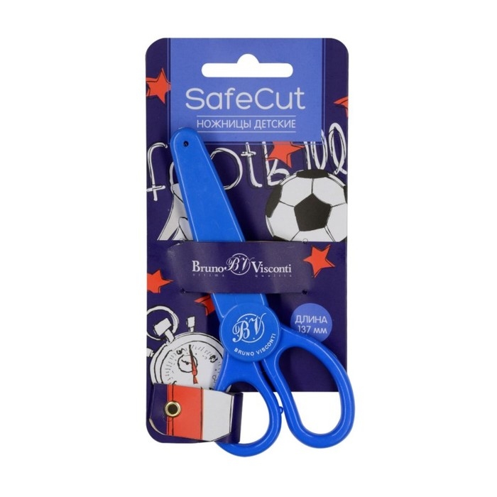 Ножницы детские 13,7 см SafeCut, защитный чехол Ножницы детские 13,7 см SafeCut, защитный чехол