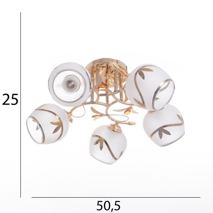 Люстра Люстра "Жаннета" 5х40Вт Е27 Золото МОДЕЛЬ: 2800064