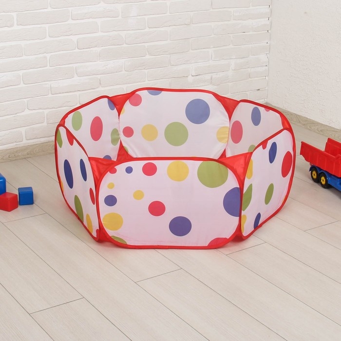 Манеж-сухой бассейн для шариков  Манеж-сухой бассейн для шариков "Шарики", размер:100 см, h=37 см