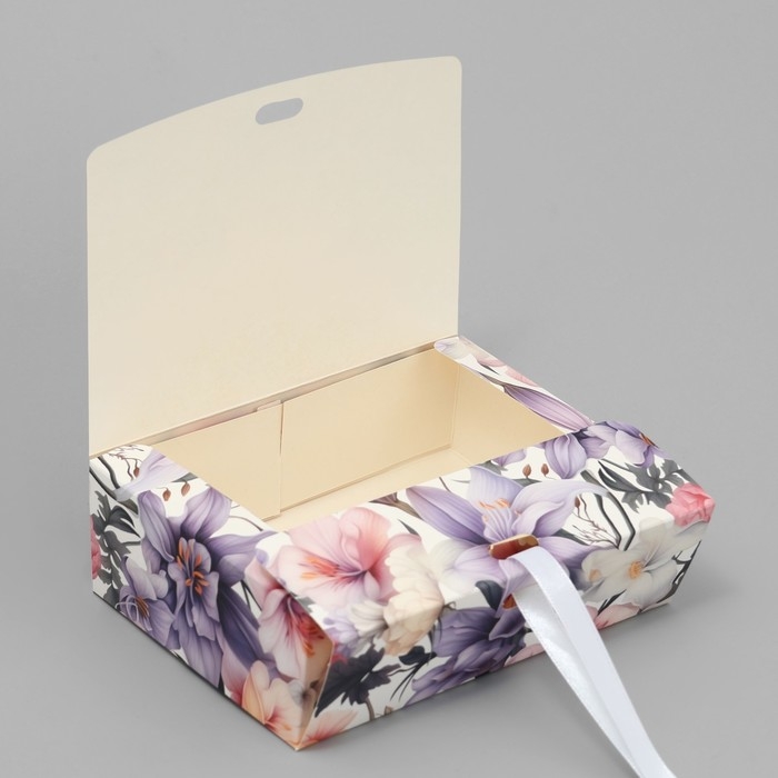 Коробка подарочная складная, упаковка, «Для тебя», 16.5 х 12.5 х 5 см Коробка подарочная складная, упаковка, «Для тебя», 16.5 х 12.5 х 5 см