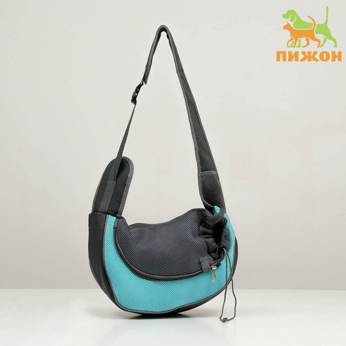 Сумка-переноска Сумка-переноска "Слинг" для животных, 37 х 20 см, голубая