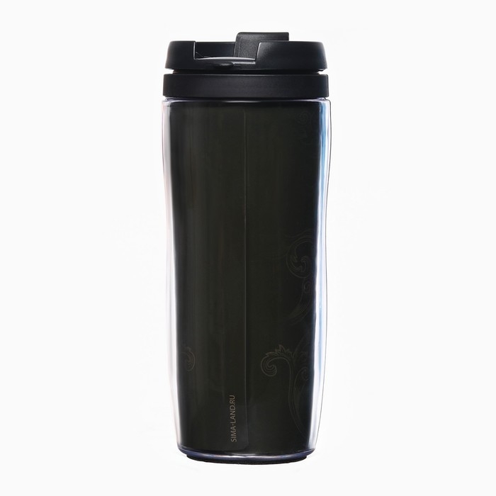 Новый год. Термостакан со вставкой новогодний &laquo;Удачи в Новом году&raquo;, 350 мл