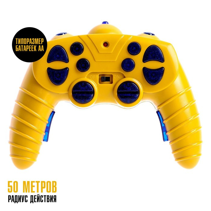 Экскаватор радиоуправляемый «Стройка», подвижный ковш, с элементами из металла Экскаватор радиоуправляемый «Стройка», подвижный ковш, с элементами из металла