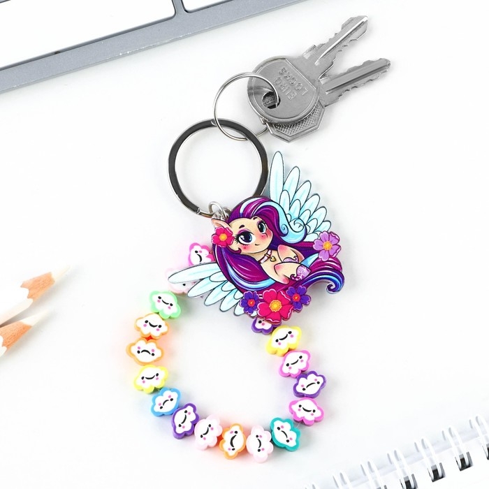 Брелок для ключей детский «Пегас», 3,5 х 10 см