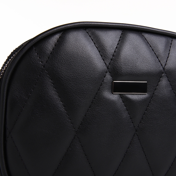 Сумка женская кросс-боди на молнии, цвет чёрный Сумка женская кросс-боди на молнии, цвет чёрный