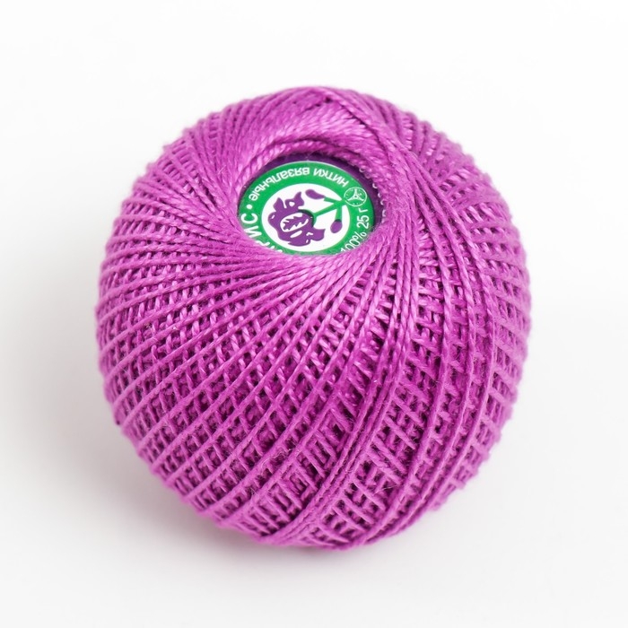 Нитки вязальные Нитки вязальные "Ирис" 150м/25гр 100% мерсеризованный хлопок цвет мультиколор