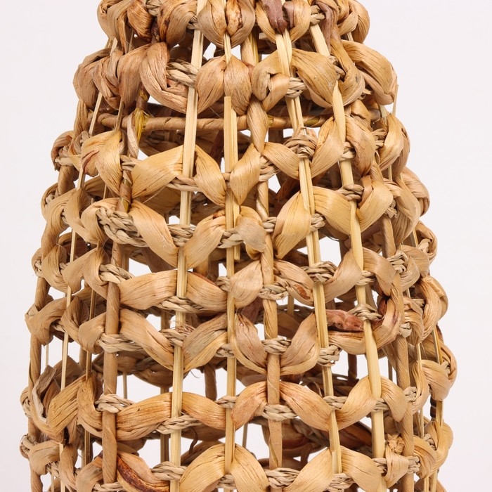 Ваза плетеная, 13/19/13х55 см, камыш, морские водоросли Ваза плетеная, 13/19/13х55 см, камыш, морские водоросли