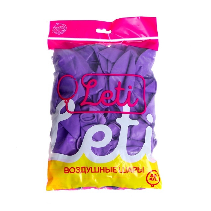 Шар латексный 12 Шар латексный 12", пастель, набор 50 шт., цвет сиреневый