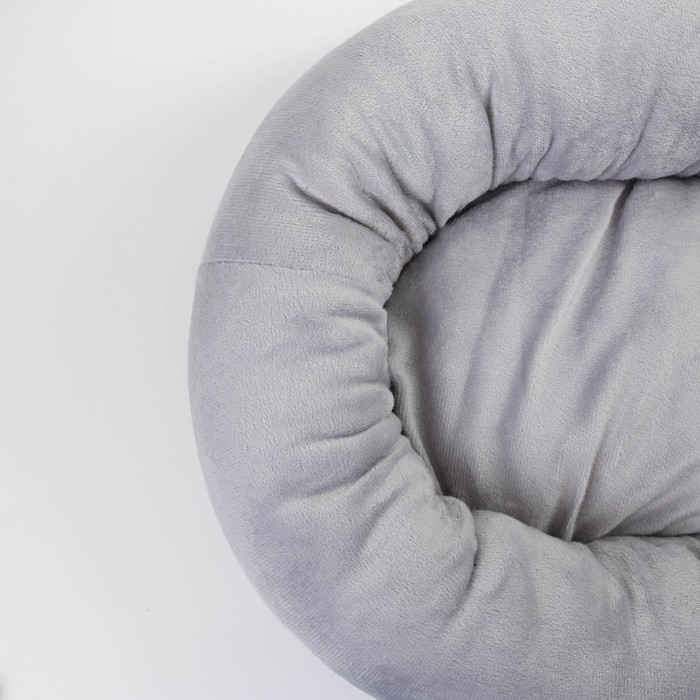 Лежанка с рыбкой, 45х35х11 см, серая Лежанка с рыбкой, 45х35х11 см, серая