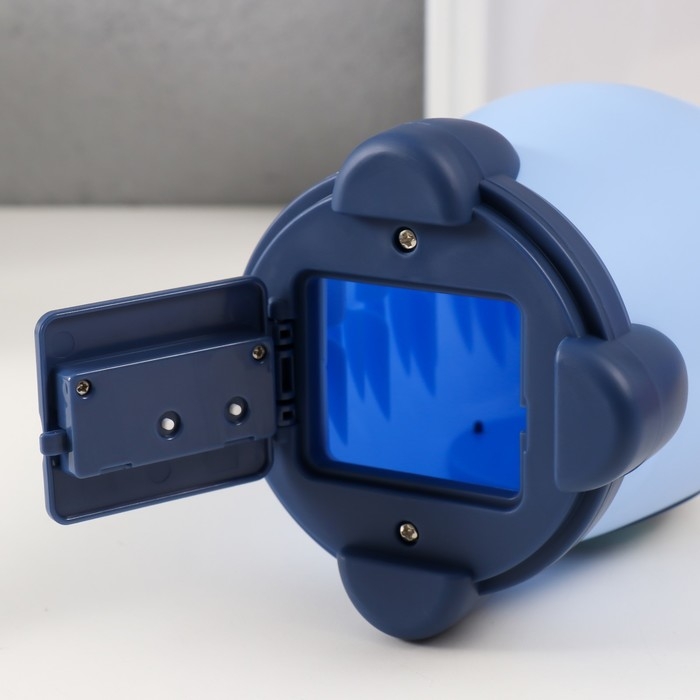 Копилка пластик  Копилка пластик "Ракета" сейфовый замок МИКС 9,5х9,5х16,5 см