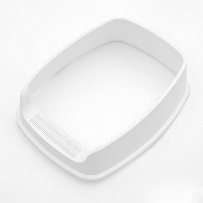 Туалет «Айша» S с высоким бортом и сеткой,  45 х 35 х 18,5 см, оранжевый Туалет «Айша» S с высоким бортом и сеткой,  45 х 35 х 18,5 см, оранжевый