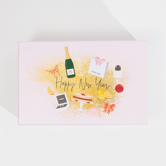 Набор подарочных коробок 6 в 1 «Happy New year», 20 х 12.5 х 7.5 ‒ 32.5 х 20 х 12.5 см, Новый год