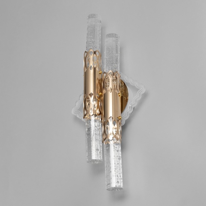 Бра "Айс" 2хLED 3000К золото 37х18х10см