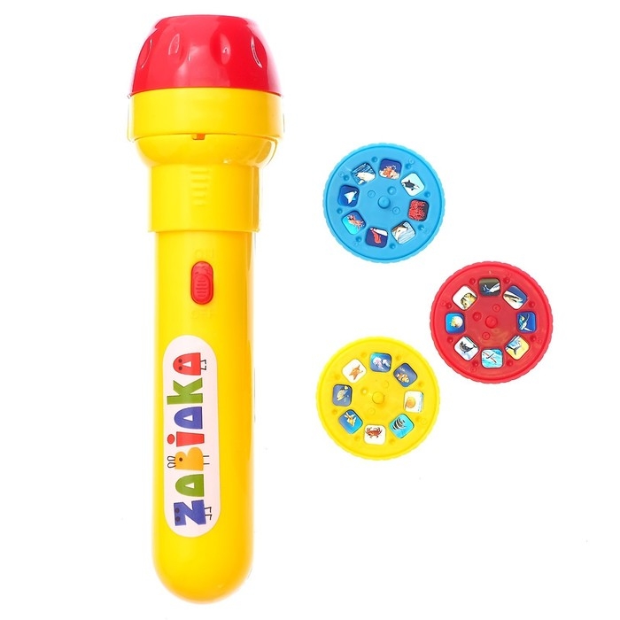 Проектор-фонарик «Тайны океана», свет, 3 слайда, 24 картинки, цвета МИКС Проектор-фонарик «Тайны океана», свет, 3 слайда, 24 картинки, цвета МИКС