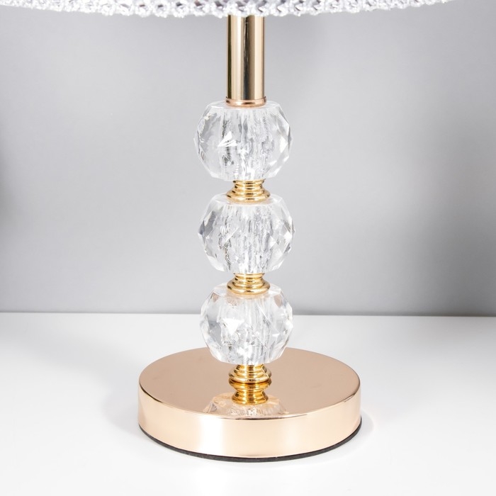 Настольная лампа Анрия E27 40Вт золото 29х29х50 см RISALUX