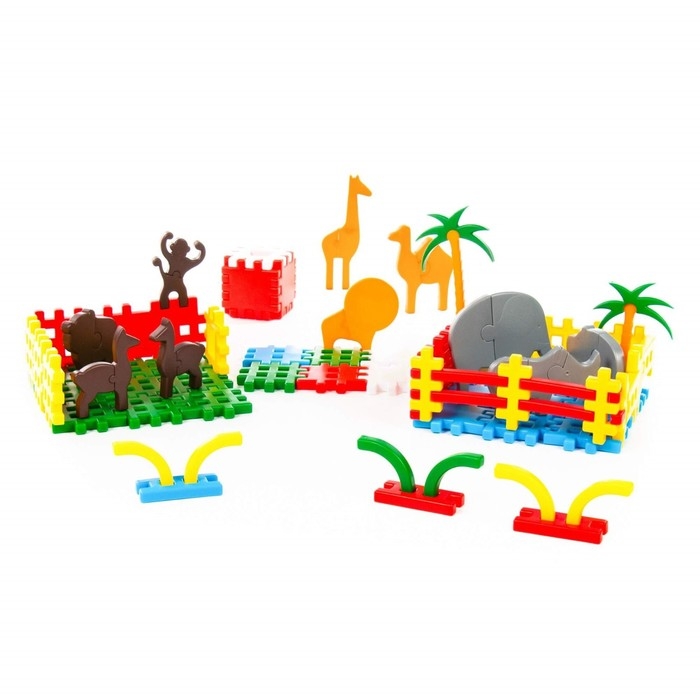 Конструктор «Зоопарк», 235 элементов Конструктор «Зоопарк», 235 элементов