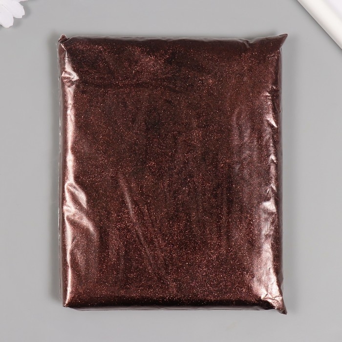 Глиттер размер 1/128, 500 гр, цв. коричневый Глиттер размер 1/128, 500 гр, цв. коричневый