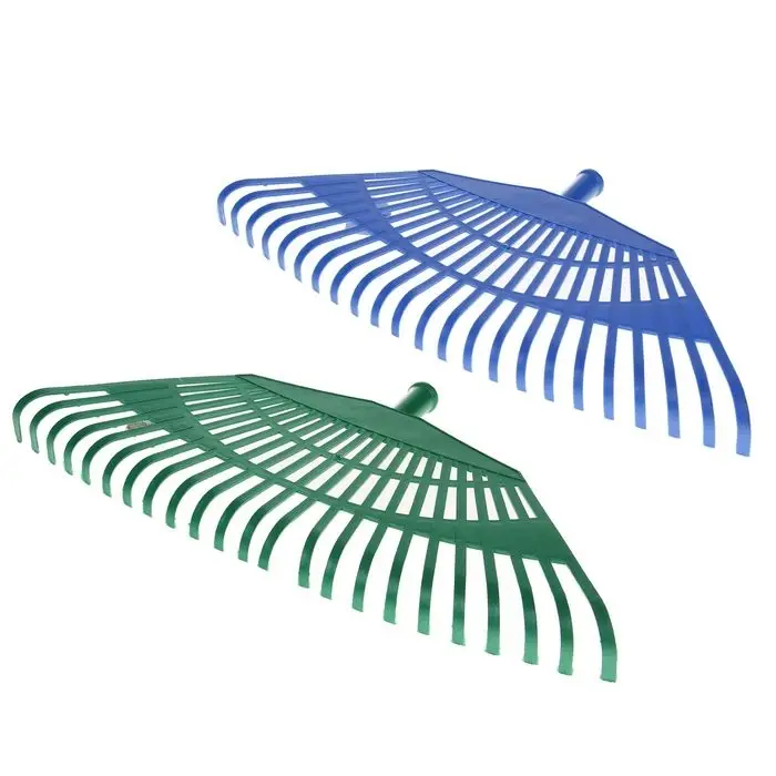 Грабли веерные, пластинчатые, 23 зубца, пластик, тулейка 24 мм, без черенка, МИКС Грабли веерные, пластинчатые, 23 зубца, пластик, тулейка 24 мм, без черенка, МИКС