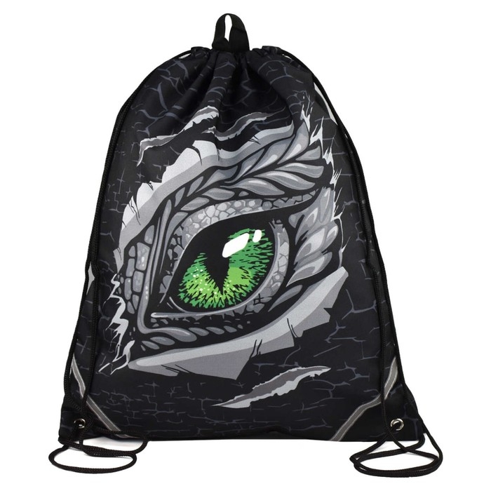 Мешок для обуви 480 х 360 мм, Феникс, сублимация, светоотражающая полоса, "Глаз дракона"