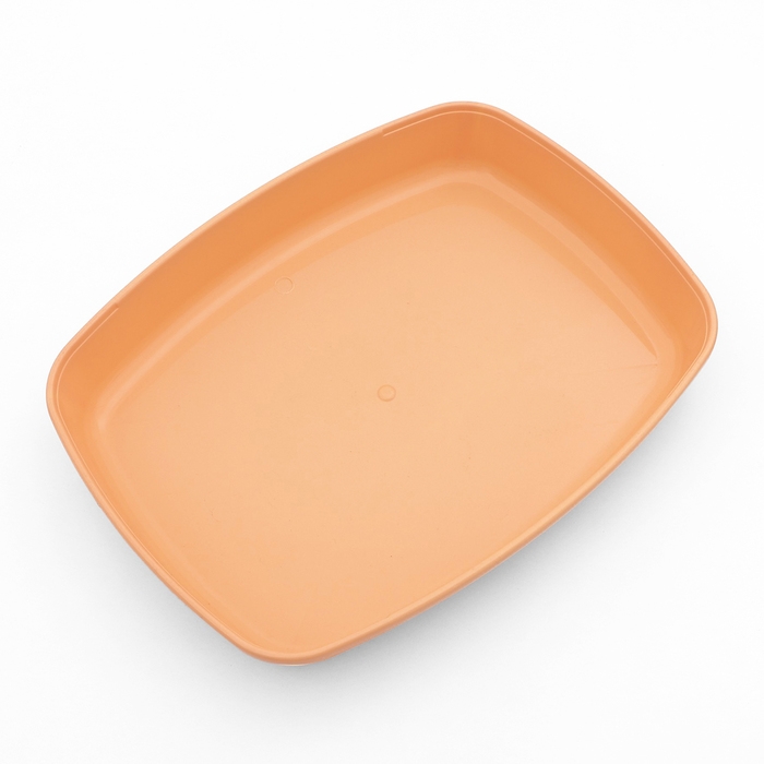 Туалет «Айша» S с высоким бортом и сеткой,  45 х 35 х 18,5 см, оранжевый Туалет «Айша» S с высоким бортом и сеткой,  45 х 35 х 18,5 см, оранжевый