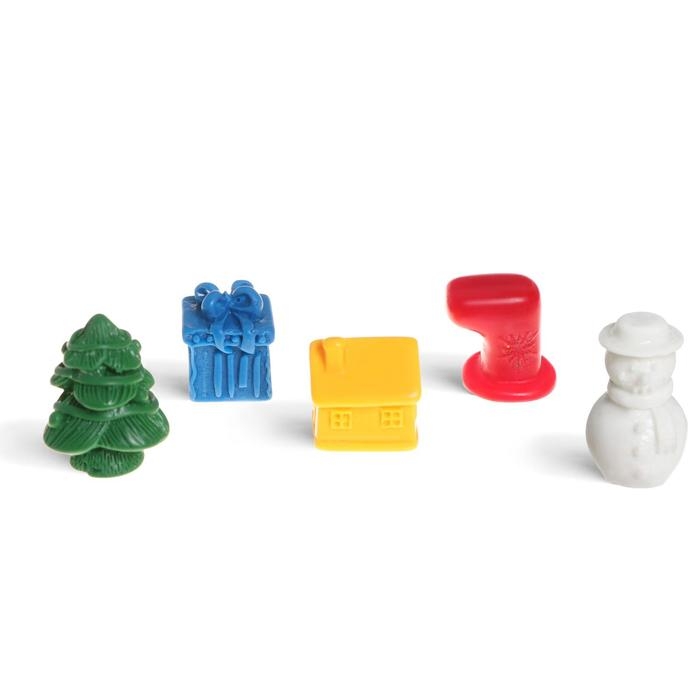 Новогодняя настольная игра «Волшебный Новый год», 60 карт, 5 фигурок, 4+ Новогодняя настольная игра «Волшебный Новый год», 60 карт, 5 фигурок, 4+