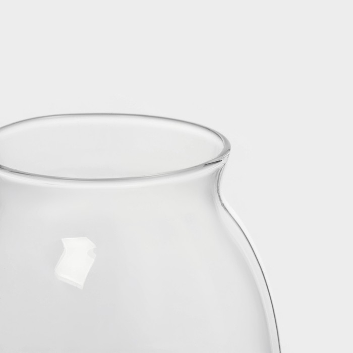 Банка стеклянная для хранения сыпучих продуктов BellaTenero «Бамбук», 500 мл, 9,5×10 см, с бамбуковой крышкой