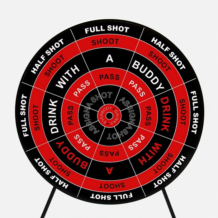 Игра  Игра "Пьяный дартс", мишень d-20 см, 4 стопки, 4 дротика, 41.5 х 19 х 20 см