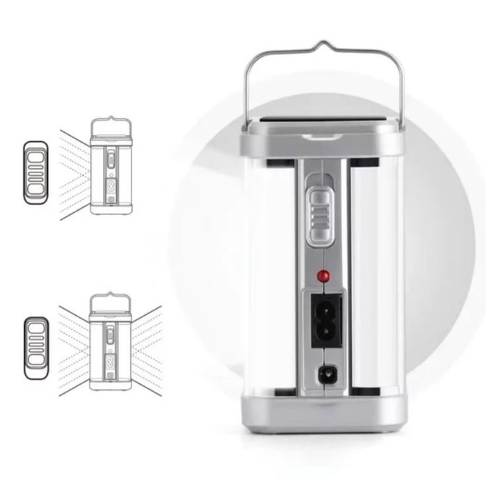 Фонарь кемпинговый аккумуляторный, 7.2 Вт, 1100 мАч, LED, солн. батарея, 7 х 6,8 х 12,5 см Фонарь кемпинговый аккумуляторный, 7.2 Вт, 1100 мАч, LED, солн. батарея, 7 х 6,8 х 12,5 см