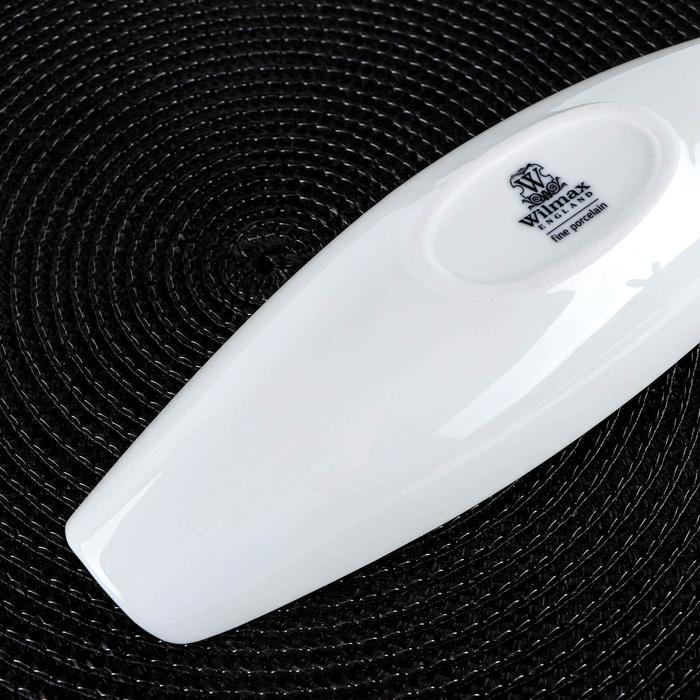 Блюдо фарфоровое Wilmax, 25,5×7,5 см, цвет белый Блюдо фарфоровое Wilmax, 25,5×7,5 см, цвет белый