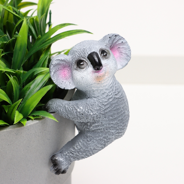 Декор на кашпо  Декор на кашпо "Коала Юма" 6х6х11см